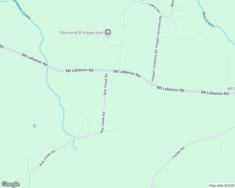 map of restaurants, bars, coffee shops, grocery stores, and more near 2555 Bob Cheek Road in Lewisburg