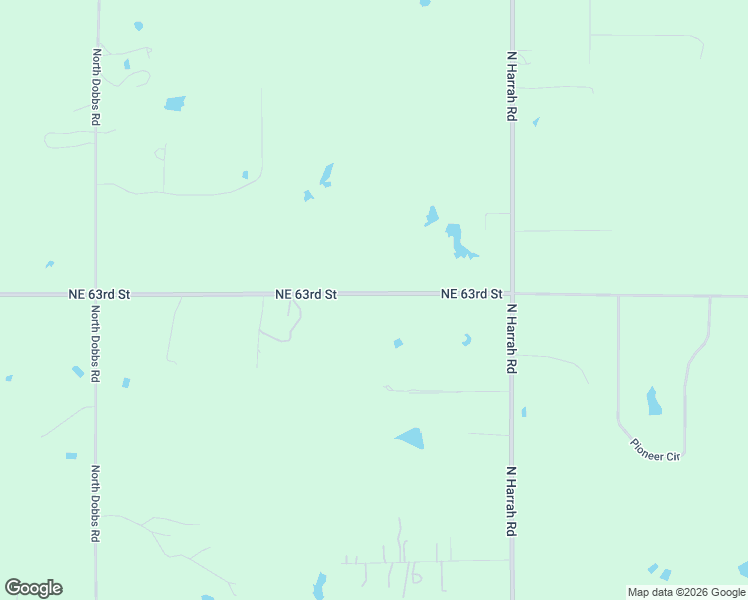 map of restaurants, bars, coffee shops, grocery stores, and more near 20605-20887 Northeast 63rd Street in Harrah