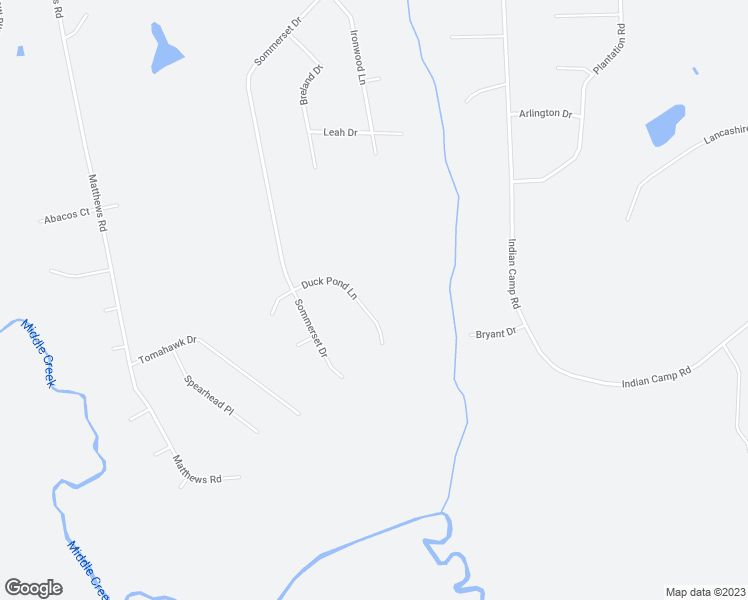 map of restaurants, bars, coffee shops, grocery stores, and more near 211 Duck Pond Lane in Clayton