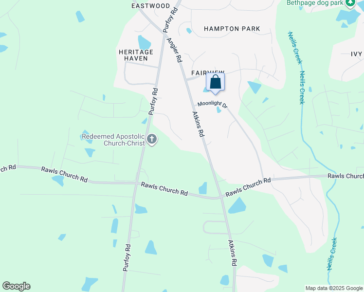 map of restaurants, bars, coffee shops, grocery stores, and more near 228 Wexford Drive in Fuquay-Varina