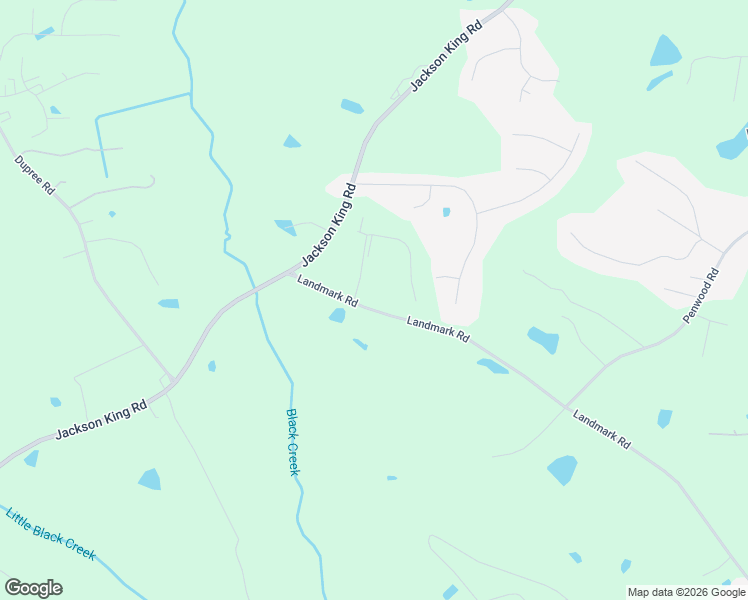 map of restaurants, bars, coffee shops, grocery stores, and more near 300 Landmark Road in Johnston County