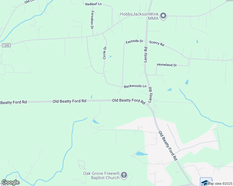map of restaurants, bars, coffee shops, grocery stores, and more near 330 Backwoods Lane in China Grove