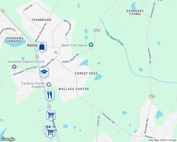 map of restaurants, bars, coffee shops, grocery stores, and more near 1904 Edgeleaf Drive in Wake County