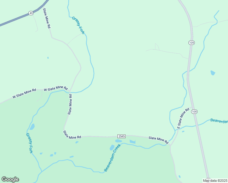 map of restaurants, bars, coffee shops, grocery stores, and more near 2117 Slate Mine Road in New London
