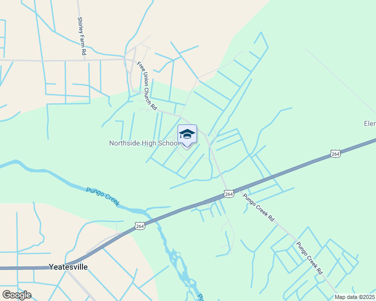 map of restaurants, bars, coffee shops, grocery stores, and more near 7868 Free Union Church Road in Pinetown