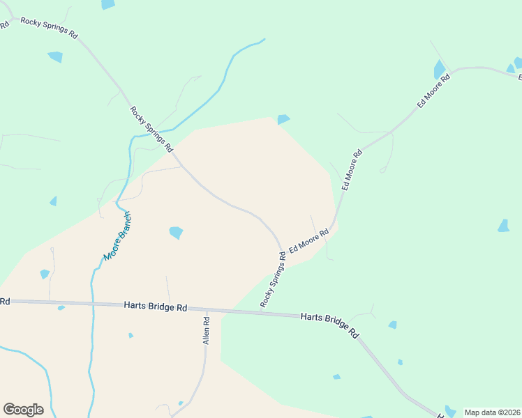 map of restaurants, bars, coffee shops, grocery stores, and more near 851 Rocky Springs Road in Beech Bluff