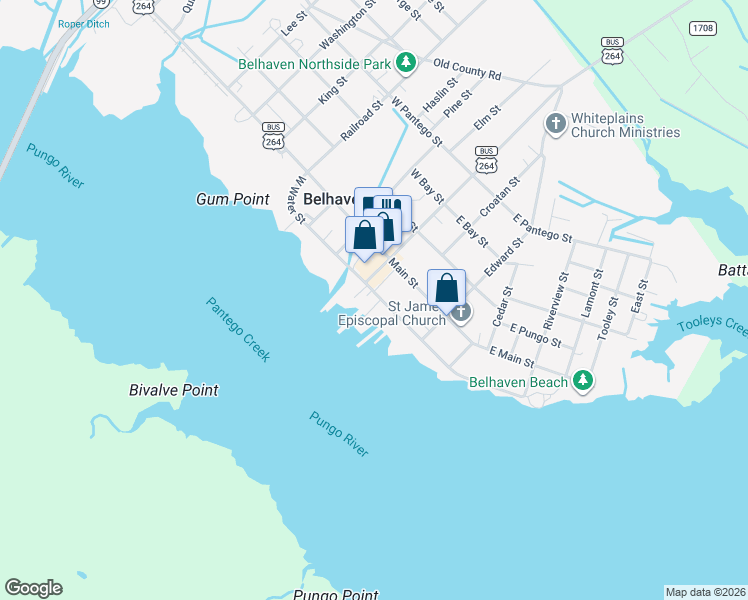 332 Water Street, Belhaven NC Walk Score