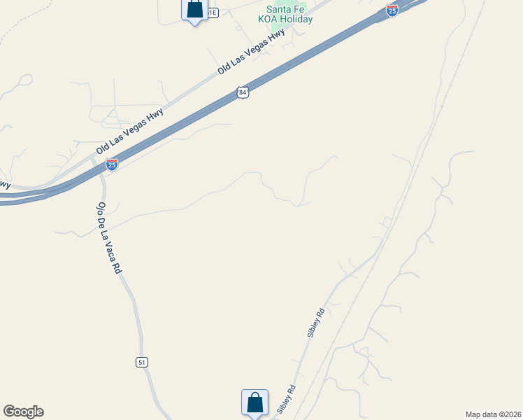 map of restaurants, bars, coffee shops, grocery stores, and more near 70 Ranchos Canoncito in Santa Fe