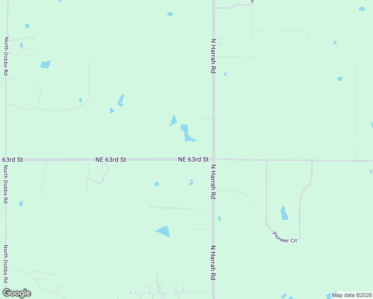map of restaurants, bars, coffee shops, grocery stores, and more near 20991 Northeast 63rd Street in Harrah