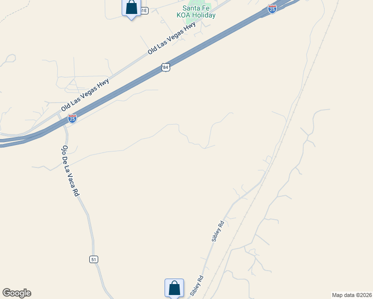 map of restaurants, bars, coffee shops, grocery stores, and more near 70 Ranchos Canoncito in Santa Fe