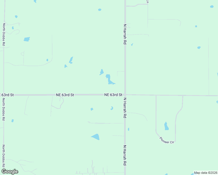 map of restaurants, bars, coffee shops, grocery stores, and more near 20991 Northeast 63rd Street in Harrah