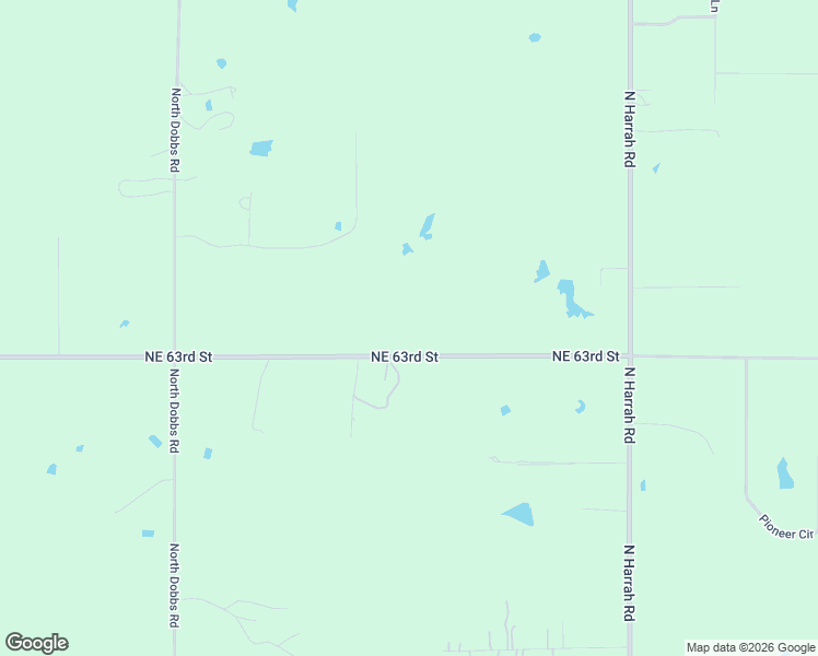 map of restaurants, bars, coffee shops, grocery stores, and more near 20605 Northeast 63rd Street in Harrah