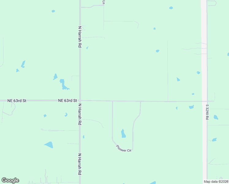 map of restaurants, bars, coffee shops, grocery stores, and more near 21355 Northeast 63rd Street in Harrah
