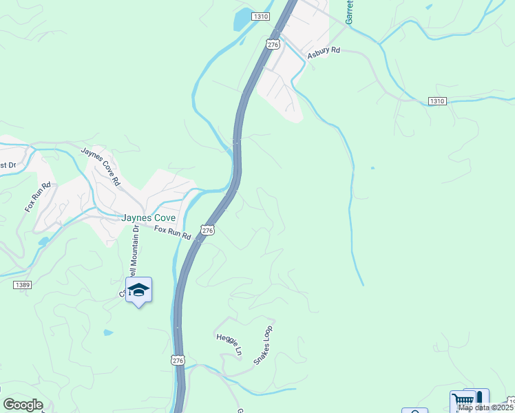 map of restaurants, bars, coffee shops, grocery stores, and more near 245 Tanner Trail in Waynesville