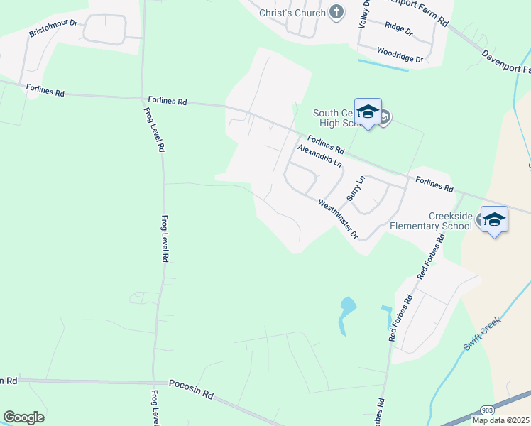map of restaurants, bars, coffee shops, grocery stores, and more near 675 Gatewood Drive in Winterville