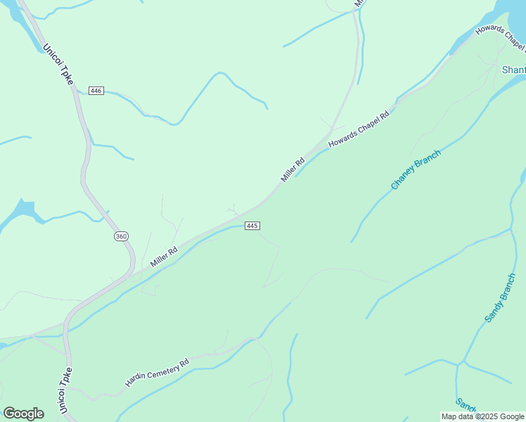 map of restaurants, bars, coffee shops, grocery stores, and more near 585 Miller Road in Vonore