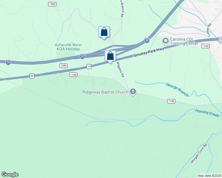 map of restaurants, bars, coffee shops, grocery stores, and more near 22 Country Village Drive in Candler