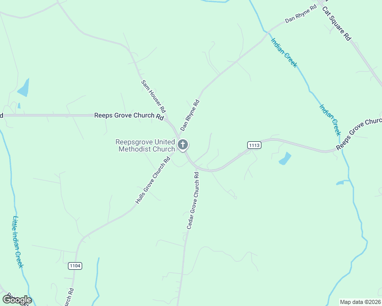 map of restaurants, bars, coffee shops, grocery stores, and more near 7392 Reeps Grove Church Road in Vale