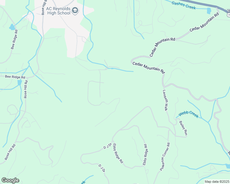 map of restaurants, bars, coffee shops, grocery stores, and more near 126 Stonecrest Drive in Asheville
