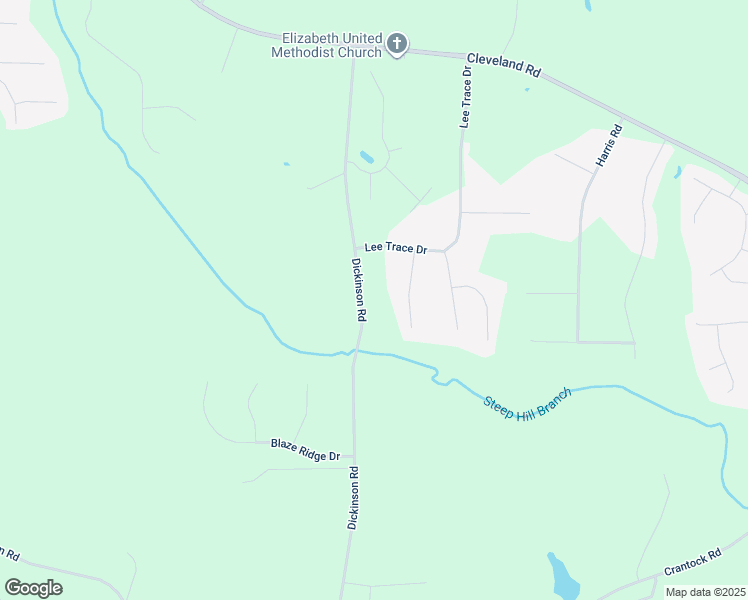 map of restaurants, bars, coffee shops, grocery stores, and more near 815 Dickinson Road in Smithfield