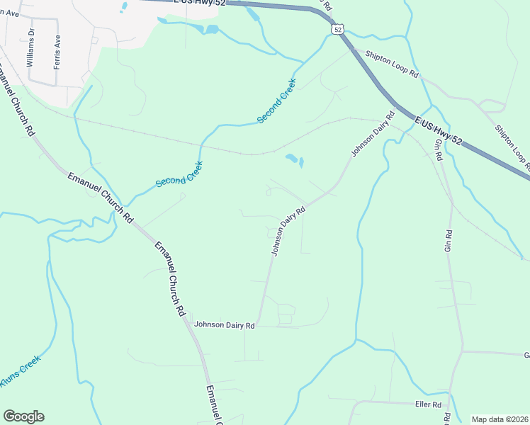 map of restaurants, bars, coffee shops, grocery stores, and more near 164 Johnson Dairy Road in Rockwell