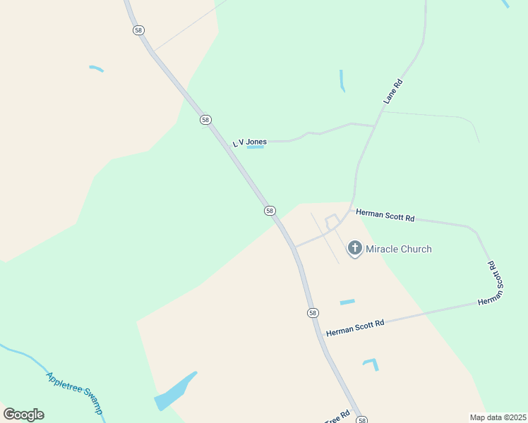 map of restaurants, bars, coffee shops, grocery stores, and more near 8179 North Carolina 58 in Stantonsburg