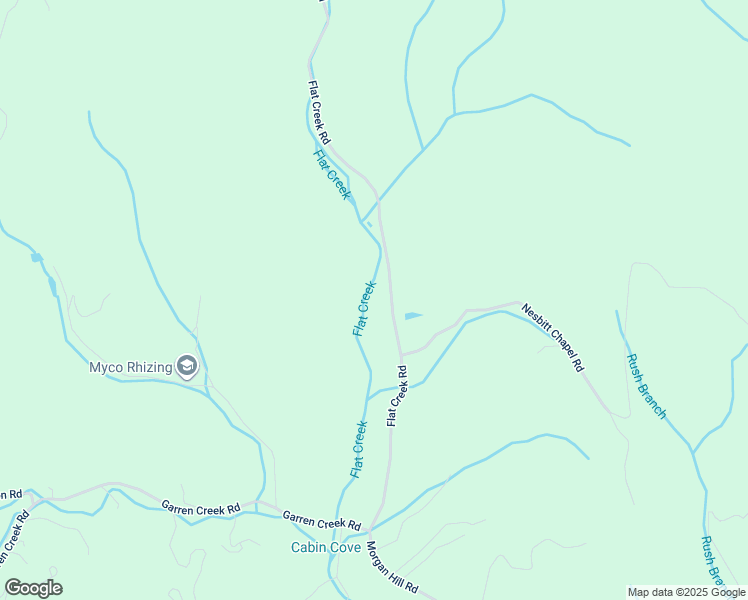 map of restaurants, bars, coffee shops, grocery stores, and more near 335 Flat Creek Road in Fairview