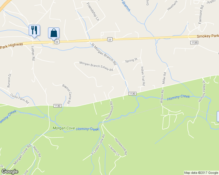 map of restaurants, bars, coffee shops, grocery stores, and more near 31 Fair Drive in Candler