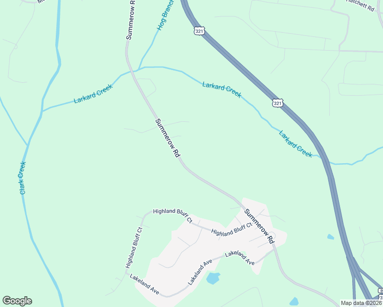map of restaurants, bars, coffee shops, grocery stores, and more near 2961-3217 Summerow Road in Lincolnton
