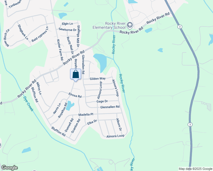 map of restaurants, bars, coffee shops, grocery stores, and more near 150 Millen Drive in Mooresville