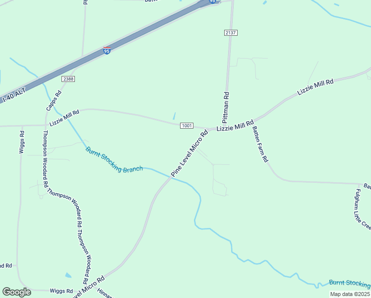 map of restaurants, bars, coffee shops, grocery stores, and more near 1905 Pine Level Micro Road in Selma