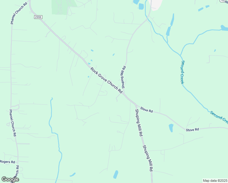 map of restaurants, bars, coffee shops, grocery stores, and more near 1250 Rock Grove Church Road in Salisbury
