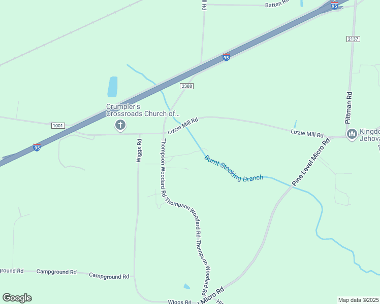 map of restaurants, bars, coffee shops, grocery stores, and more near 2996 Lizzie Mill Road in Selma