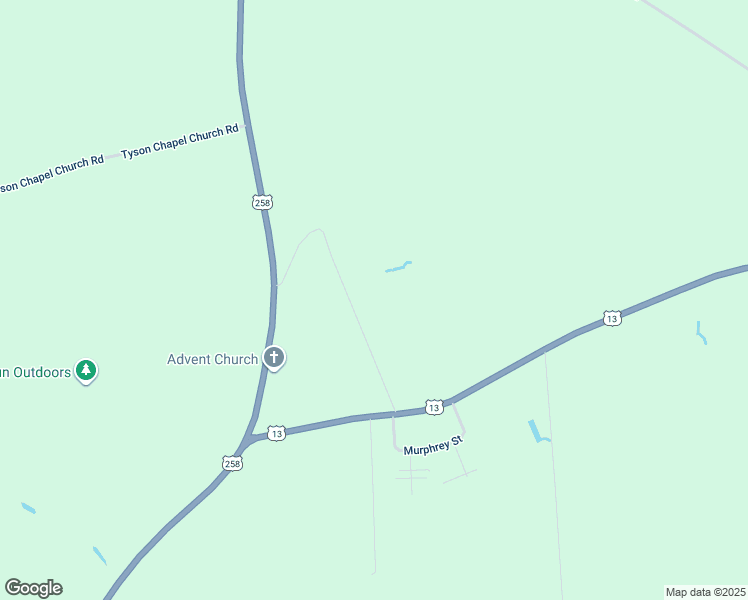 map of restaurants, bars, coffee shops, grocery stores, and more near Joe Phillips Lane in Farmville