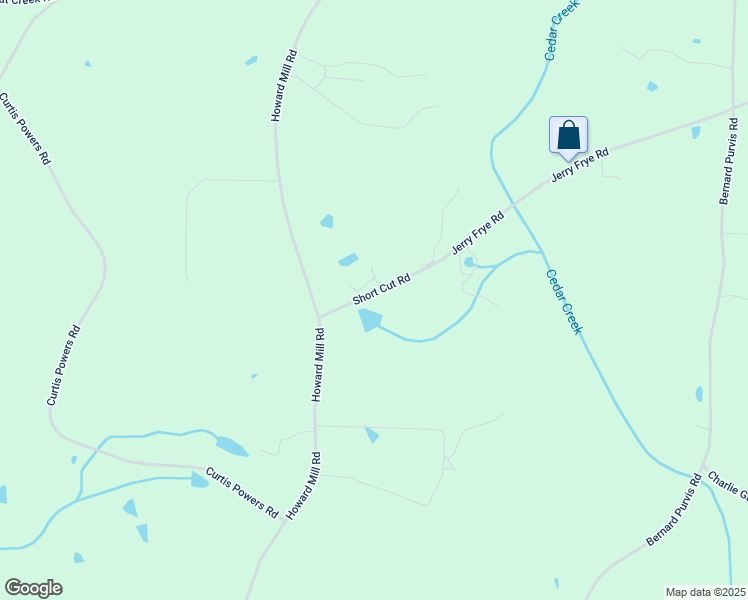 map of restaurants, bars, coffee shops, grocery stores, and more near 6627 Short Cut Road in Bennett