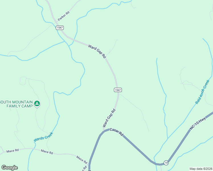 map of restaurants, bars, coffee shops, grocery stores, and more near 6145 Ward Gap Road in Casar