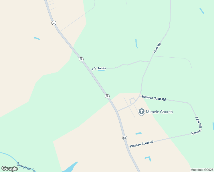 map of restaurants, bars, coffee shops, grocery stores, and more near 8270 North Carolina 58 in Stantonsburg