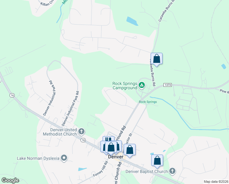 map of restaurants, bars, coffee shops, grocery stores, and more near 5351 Pembrey Drive in Denver