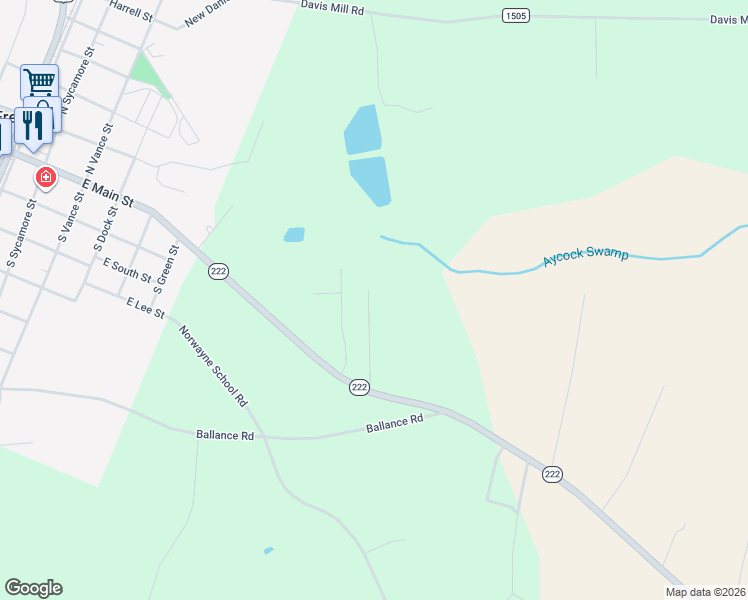 map of restaurants, bars, coffee shops, grocery stores, and more near 190 Peacock Street in Fremont