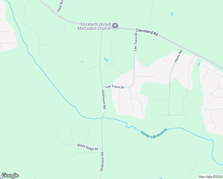 map of restaurants, bars, coffee shops, grocery stores, and more near 213 Lee Trace Drive in Smithfield