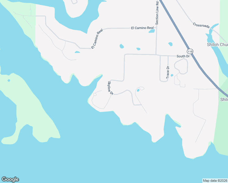 map of restaurants, bars, coffee shops, grocery stores, and more near 221 Skyline Drive in Greers Ferry