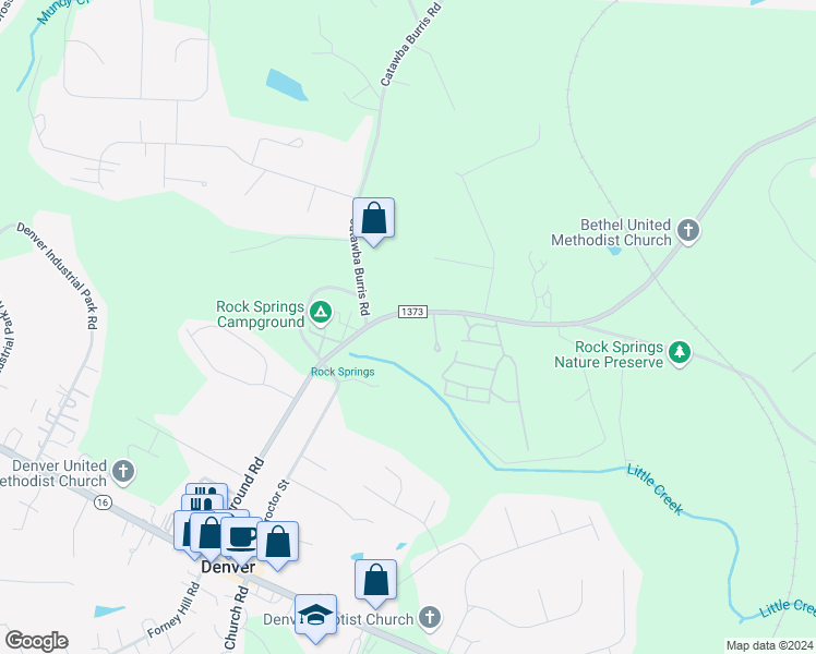 map of restaurants, bars, coffee shops, grocery stores, and more near in Stanley