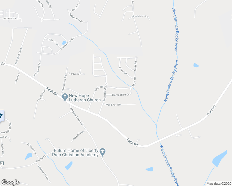 map of restaurants, bars, coffee shops, grocery stores, and more near 125 Hampshire Drive in Mooresville
