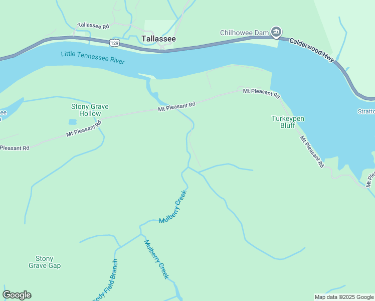 map of restaurants, bars, coffee shops, grocery stores, and more near 167 Mulberry Creek Road in Vonore