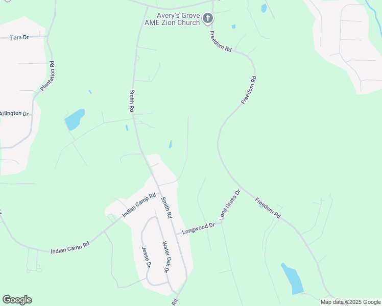 map of restaurants, bars, coffee shops, grocery stores, and more near 236 Pedernales Drive in Smithfield