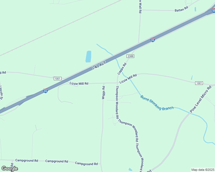 map of restaurants, bars, coffee shops, grocery stores, and more near 2716 Lizzie Mill Road in Selma
