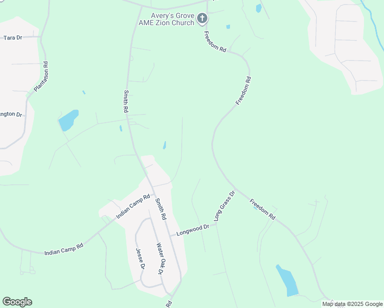 map of restaurants, bars, coffee shops, grocery stores, and more near 236 Pedernales Drive in Smithfield