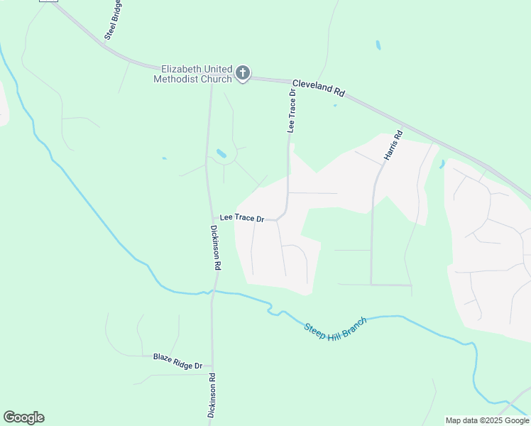 map of restaurants, bars, coffee shops, grocery stores, and more near 196 Lee Trace Drive in Smithfield
