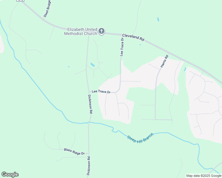 map of restaurants, bars, coffee shops, grocery stores, and more near 196 Lee Trace Drive in Smithfield