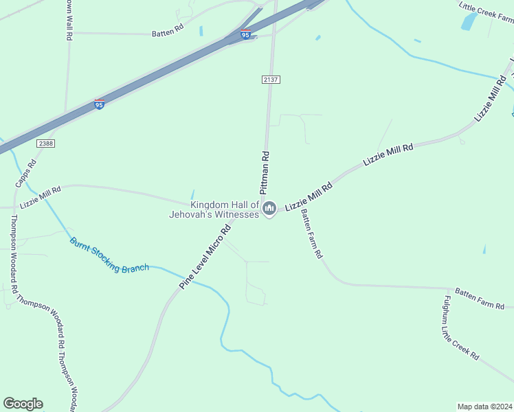 map of restaurants, bars, coffee shops, grocery stores, and more near 15 Pittman Road in Selma